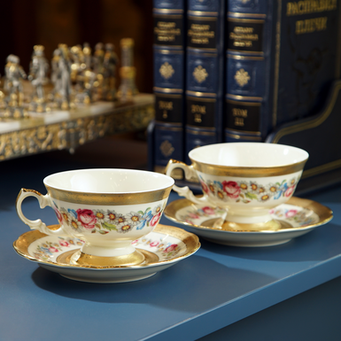 купити порцелянові чашки для чаю фото 1