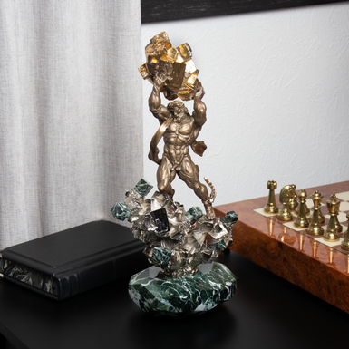 Бронзовая скульптура в интерьере фото