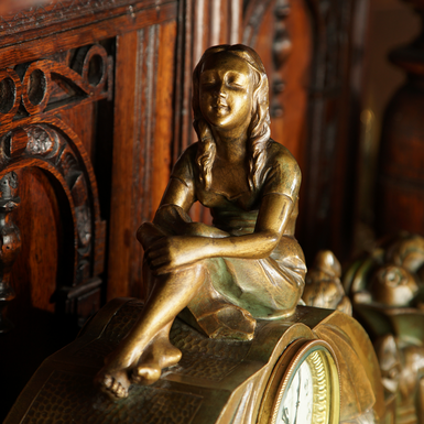 часы с бронзой фото