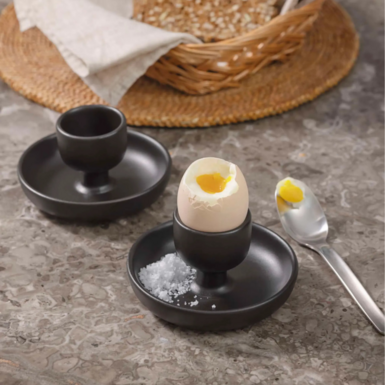 Scandinavian style egg cups photo