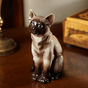 фарфоровая статуэтка сиамская кошка фото