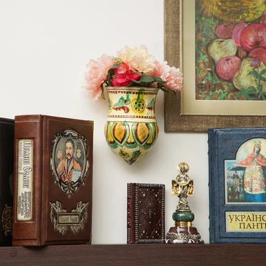 wow video Wall ceramic handmade vase "Kosovo style", Pokuttya, Kolomiyshchina