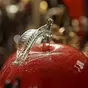 wow видео Стеклянная фигурка яблока (дутое стекло львовской художественной академии)