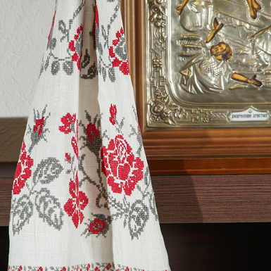 вышитый рушник фото