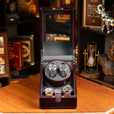 Відкрита скринька для годинників фото