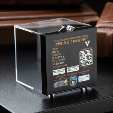 сертификат метеорита фото