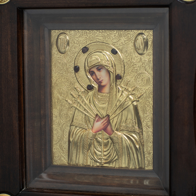 икона с посеребрением фото