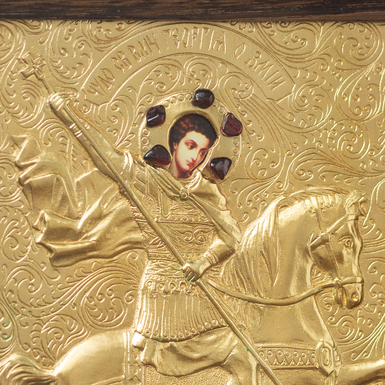 икона с посеребрением фото