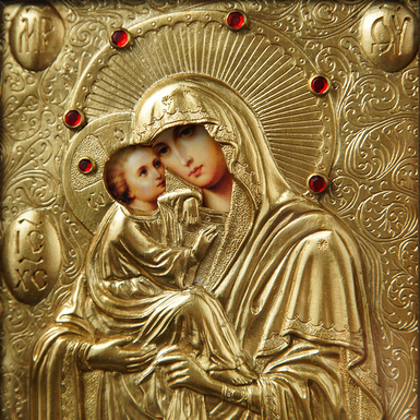 silver plated icon photo