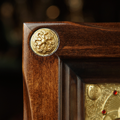 icon on velvet photo