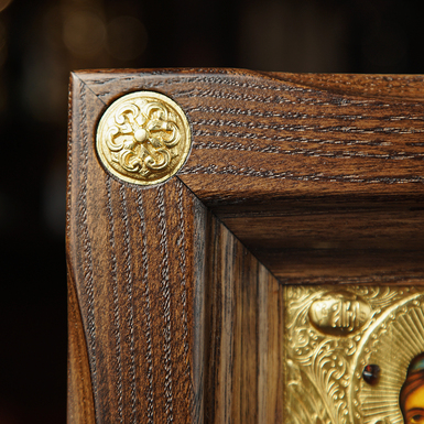 икона с посеребрением фото