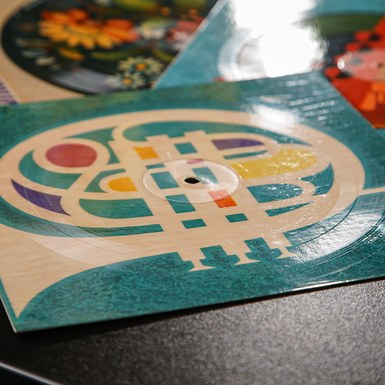 кольорова платівка фото