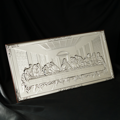 Посеребренная картина фото