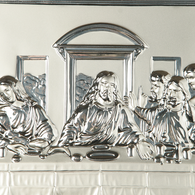 Серебряная икона фото