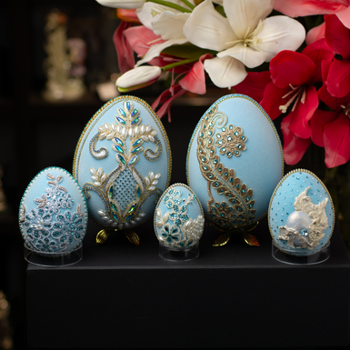 Набор пасхальных яиц фото