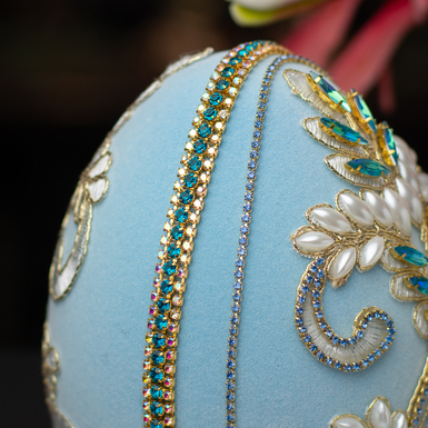 Нежно голубой бархат фото