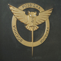 знак "Військова розвідка України" з позолотою фото 1