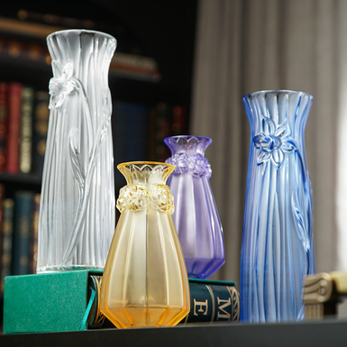 Набір із 4 кришталевих ваз фото 1