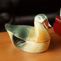 Antique porcelain oiler "Duck", 19th century photo