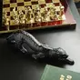 wow video Black Crystal Statue "Panther" by Lalique