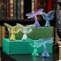 wow відео Колекція з 6 кришталевих статуеток "Dragonfly та Papillon" від Lalique