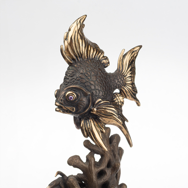 статуэтка золотая рыбка фото 1