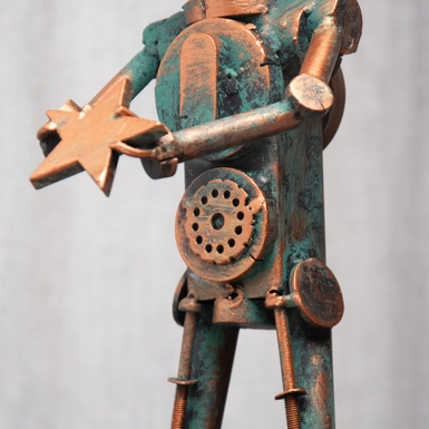 wow video Металева статуетка "Starman" (32 см) від Hisoshi art Studio