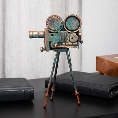 wow video Металева статуетка "Camcorder" (28 см) від Hisoshi art Studio