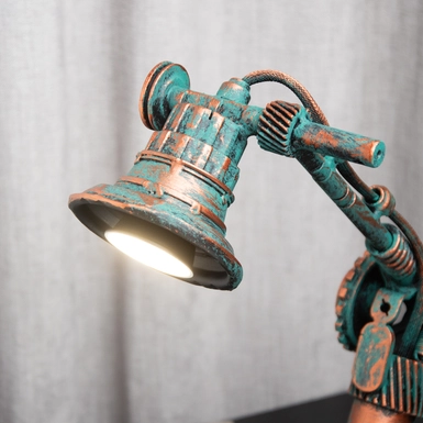 wow video Металева лампа "IronGlow" (42 см) від Hisoshi art Studio