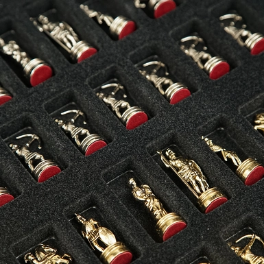 wow video Manopoulos chess "Archers" (28x28 cm)
