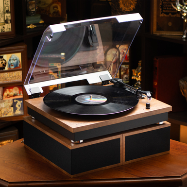 проигрыватель с переносными колонками купить фото 2