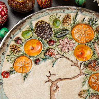 тарелка ручной работы фото