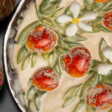 тарілка з розписом фото