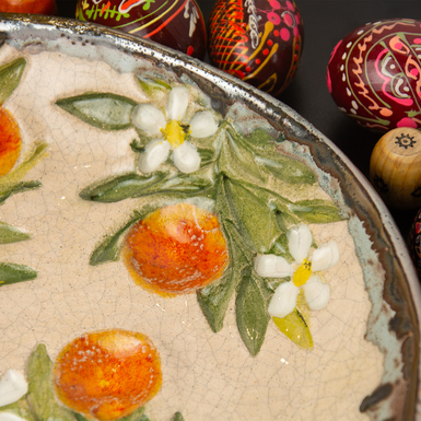 тарілка з розписом фото