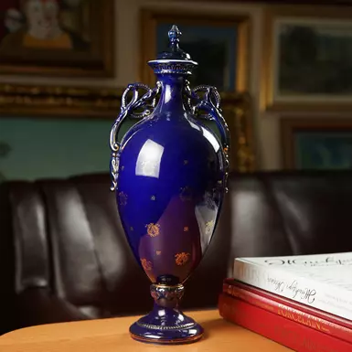 wow video Antique porcelain vase "Napoleon", Germany, mid-20th century