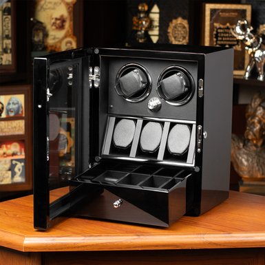 скринька для годинника з прозорою кришкою фото