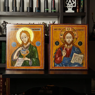 wow video Three ancient icons of "Deisus"