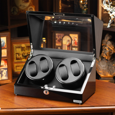 Дерев'яний бокс для годинника фото