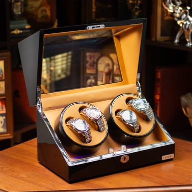 Дерев'яний кейс для годинника фото