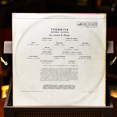 Обратная сторона пластинки фото