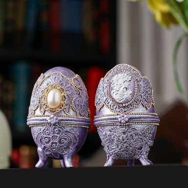 Набор пасхальных яиц-шкатулок фото