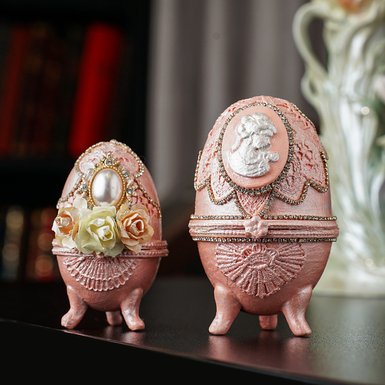 набор пасхальных яиц-шкатулок весеннее чудо фото