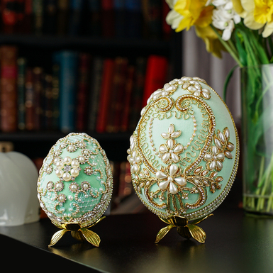 набор декоративных пасхальных яиц нежность фото