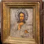 wow video Ancient icon of Jesus Christ from the last quarter of the 19th century, central regions of Orthodoxy