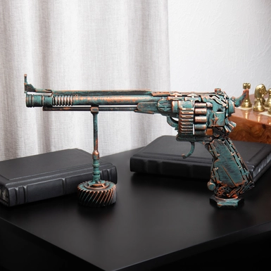 56_wow video Metal figurine "Revolver" (42 cm) by Hisoshi art Studio