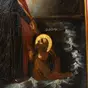 wow video Rare icon "The Lord Saves Peter from Drowning" from the mid-19th century