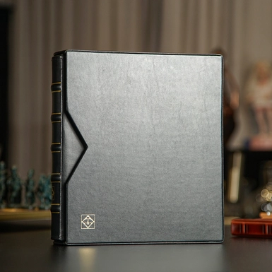 wow video Album for coins or banknotes with case "Coin archive" (up to 60 sheets)