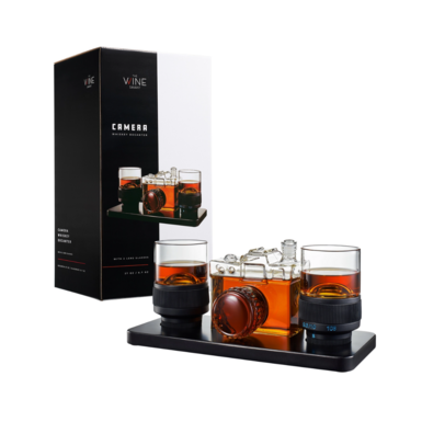 whiskey glass set photo