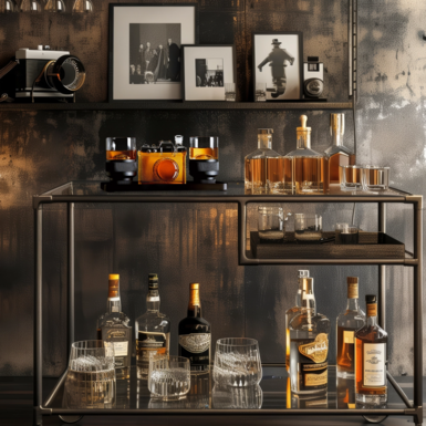 glasses with decanter photo