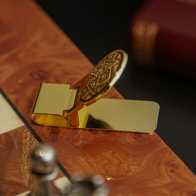 wow video Зажим для денег из дамасской стали "Zenith" от Anframa 1